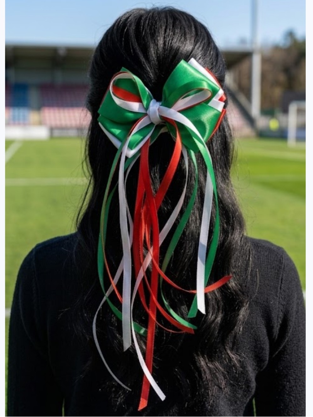 FIFA World Cup 2026 Mexican Style Hair bow - Hand Crafted